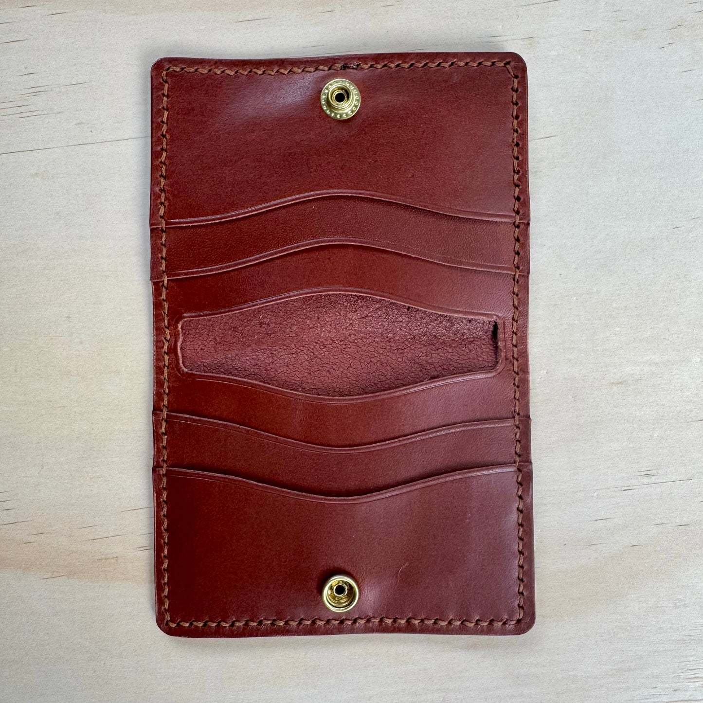 Compact folding wallet