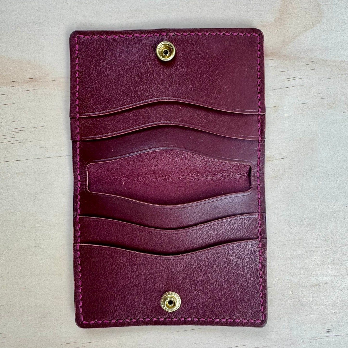 Compact folding wallet